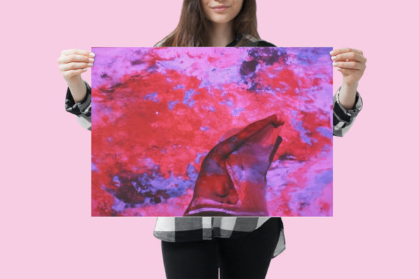 mockup-of-a-woman-holding-a-horizontal-poster-at-a-studio-1320-el